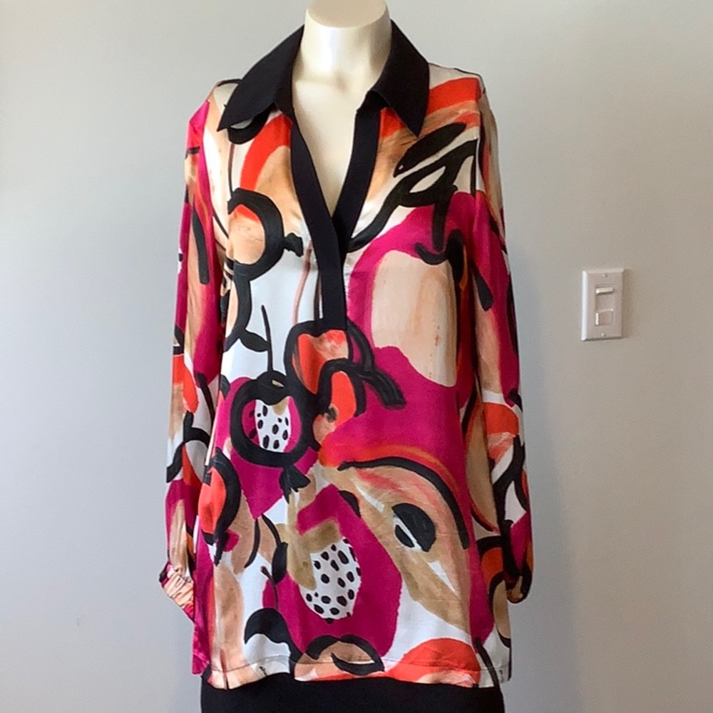 Shan Tunic - 100% Silk - Mint condition - FTTS for a 14